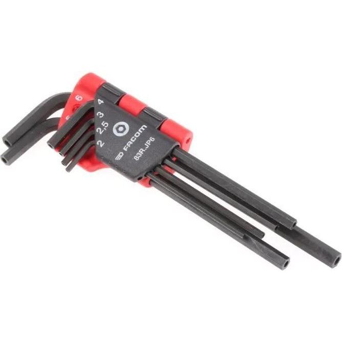 Facom, Chiave esagonale, 6pc Key Set for 6 Point Safety Screws