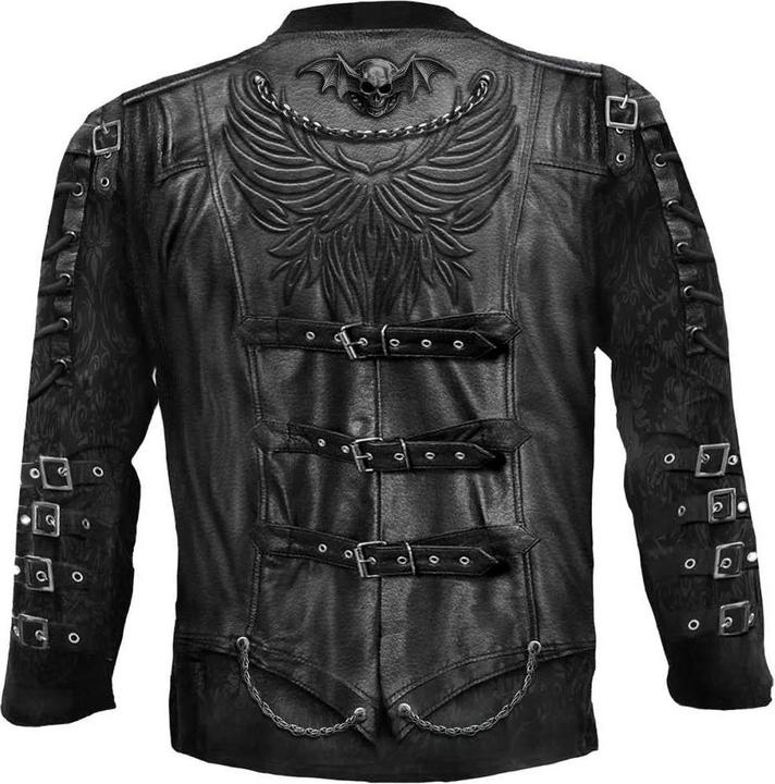 Produktbild Spiral Goth Wrap TShirt Langärmlig (4XL)