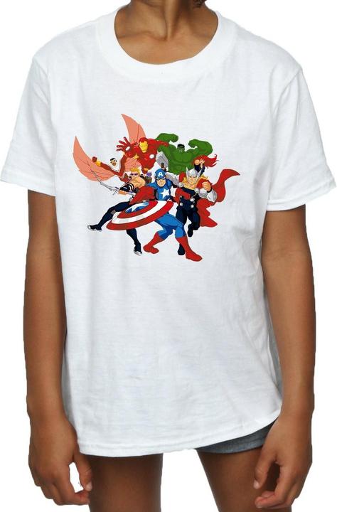 Produktbild Avengers Assemble Comic Team TShirt Mädchen (128)