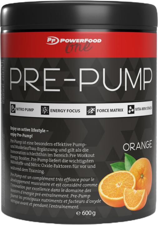 Image du produit Powerfood Pre-Pump (Orange, 1 x, 600 g)
