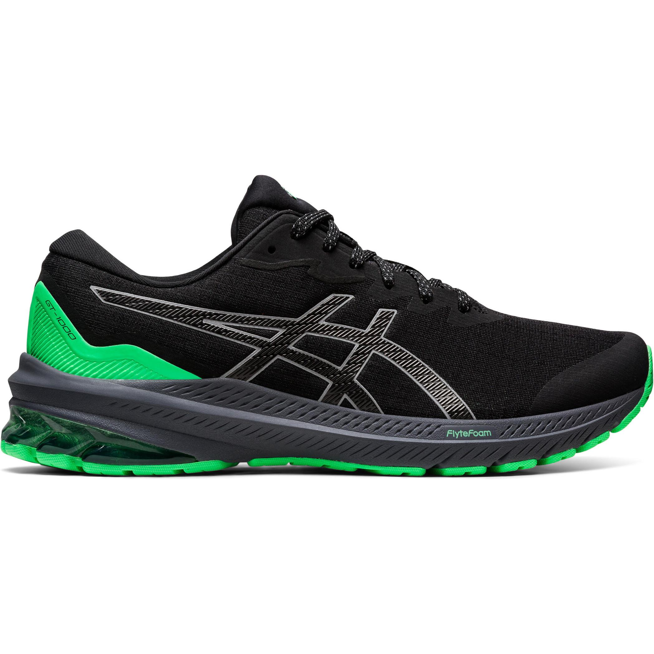 ASICS Performance, Herren, Laufschuhe, GT-1000 11 Lite-Show (43.5), Schwarz, Grün