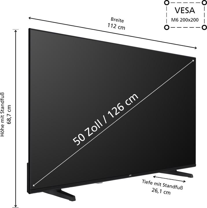 Image du produit JVC LT-50VU3455 LED-TV UHD SMART TIVO (50", LED, 4K, 2024)
