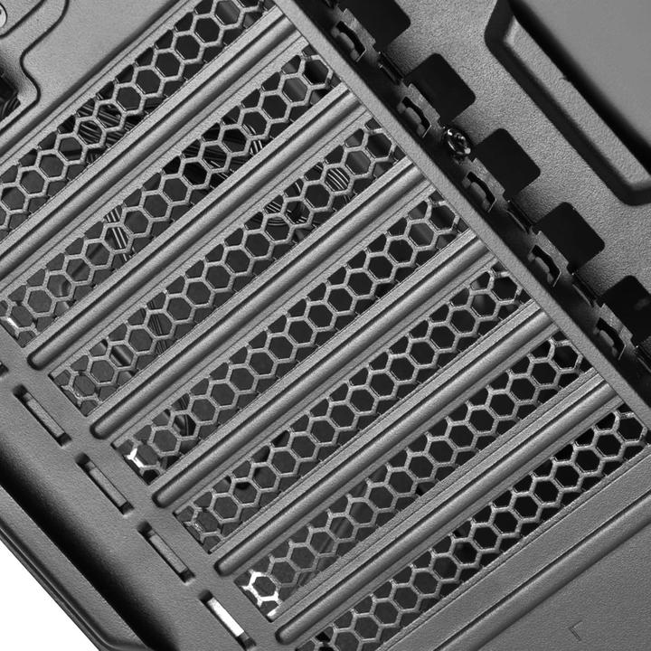 Actual product image Silverstone SST-KL07B-E - Kublai Midi Tower ATX Silent Computer Case, black (ATX, mATX, Mini-ITX, SSI CEB)