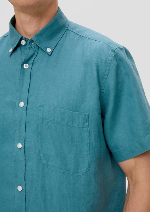 Produktbild s.Oliver Hemd Kurzarmhemd aus Leinen (XL)