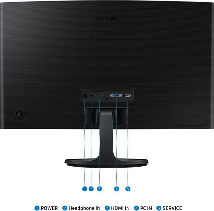 Actual product image Samsung Essential S3 S36GD (1920 x 1080 pixels, 24")