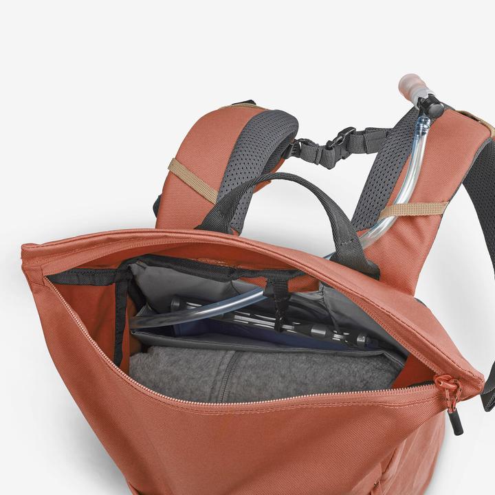 Produktbild Quechua Wanderrucksack Rolltop - NH500 Escape 16 l + 4 braun (21 l)