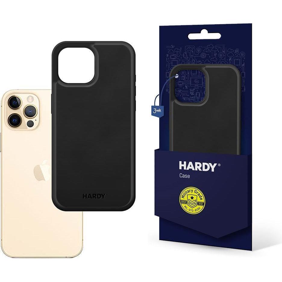 3MK HARDY MagFabric Case (Apple iPhone 15), Cover smartphone, Nero