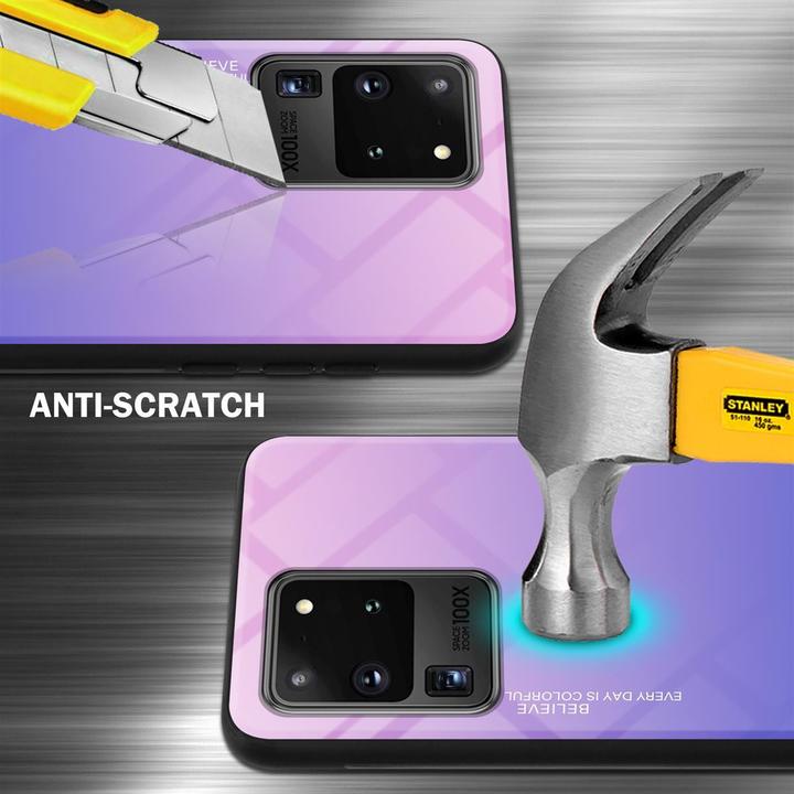 Produktbild Cadorabo TPU 2 Farben Glas Cover (Samsung Galaxy S20 Ultra)