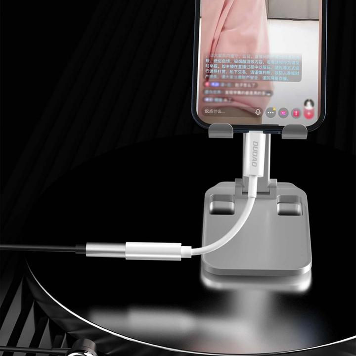 Produktbild Dudao Adapter Headphone Adapter Lightning (male) to 3.5mm mini jack (female) 10cm (3.5mm Klinke, Lightning)