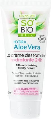 Immagine prodotto So’Bio étic So'bio Etic Hydra Aloe Vera 24 Hours Hypoallergenic Moisturizer for Sensitive and Reactive Skin (Crema da giorno)