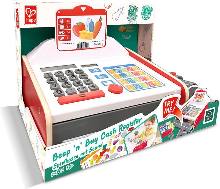 Actual product image Hape Beep 'n' Buy Cash Register