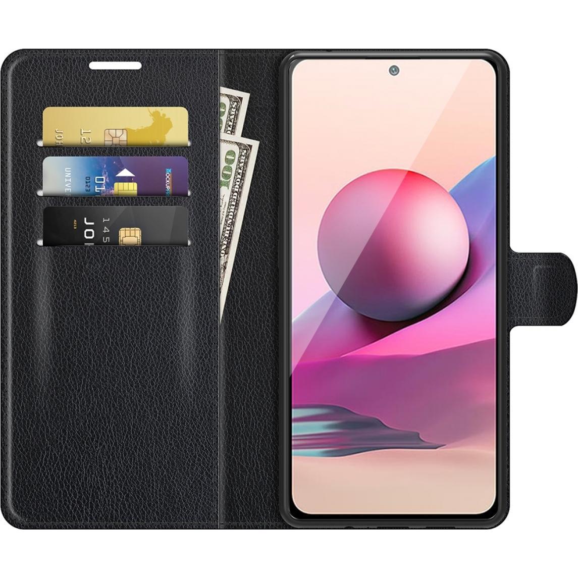 Thumbnail - Screenguard Xiaomi Redmi Note 10 4G Leather Guard Lederhülle (Xiaomi Redmi Note 10), Smartphone Hülle, Schwarz