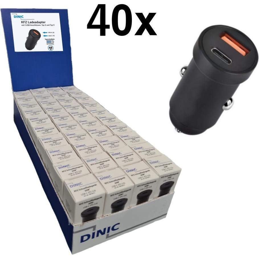 Dinic B-PW-KFZ-CA-TD, Adattatore per auto, Nero