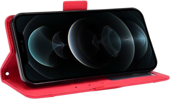 Actual product image Cover-Discount iPhone 13 mini - case with many card slots red (Apple iPhone 13 mini)
