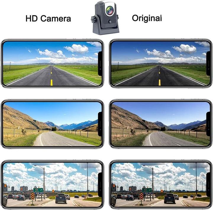 Produktbild Werkstein Magnetische WiFi Funk Auto Rückfahrkamera