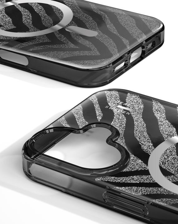 Produktbild iDeal Of Sweden MagSafe Clear Limited Hard-Cover Zebra Mystique (Apple iPhone 17)