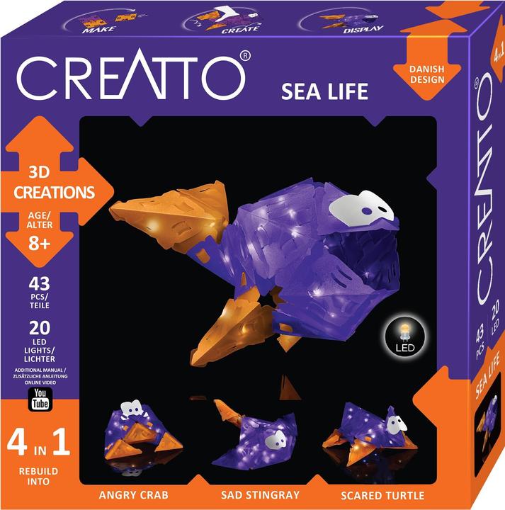 Kosmos Bastelset Creatto – Sea Life 4 in 1 (43 Teile)