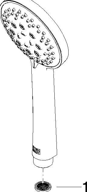 Produktbild Dornbracht Dornb Handbrause Durchfluss max. 15 l/min chrom (3 Strahlarten, 15 l/min)