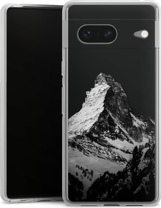 Produktbild DeinDesign Silikon Hülle für Google Pixel 7 Handyhülle Case Smartphone Schutzhülle Alpspitze Berg Schnee (Google Pixel 7)