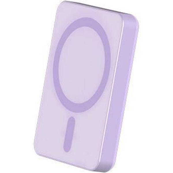 Force Power 5000mAh MagSafe Powerbank (5000 mAh, 15 W), Powerbank, Violett