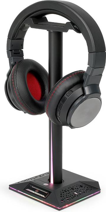 Actual product image Livoo Gaming headphone holder with Hub (Mac, PC)