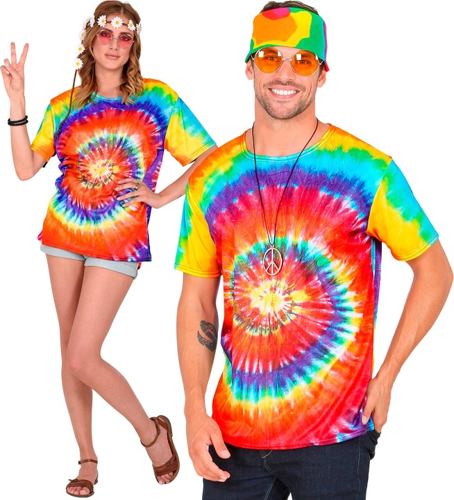 Produktbild Widmann Hippie Batikshirt, Unisex (L)