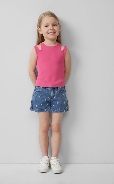 Produktbild S.Oliver T-Shirt Geripptes Tanktop mit Cut-outs (92)