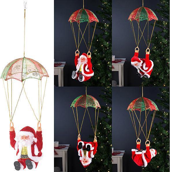 Actual product image Infactory Singing Santa Claus "Santa Sky" with parachute (1 -part)
