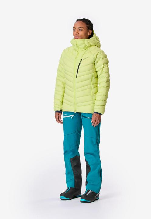 Actual product image Simond Women's mountaineering down jacket - Lemon yellow (M)