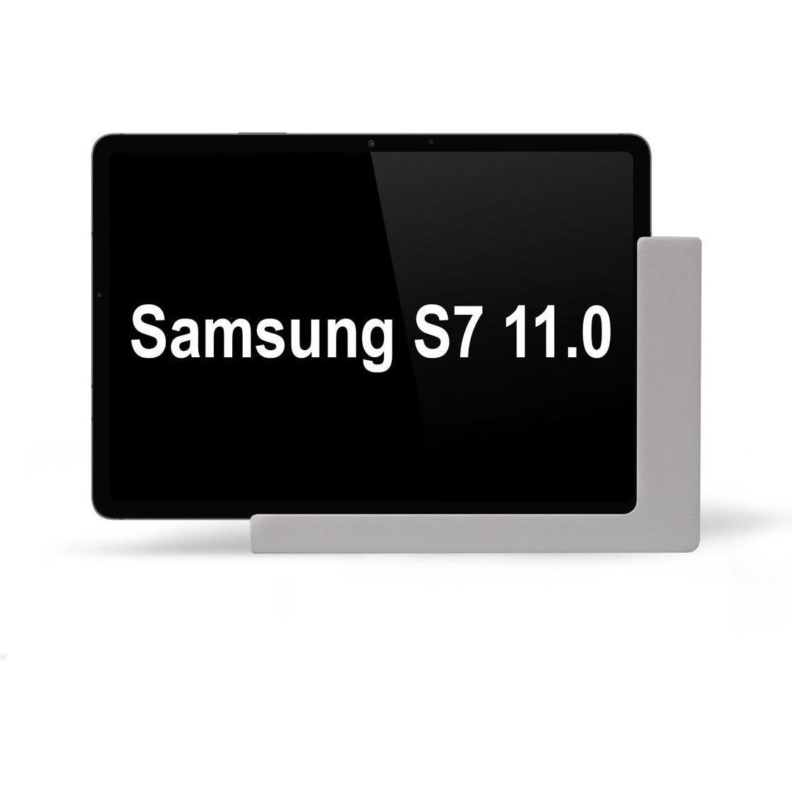 TabLines TWP007S Wandhalterung für Samsung Tab S7 11.0, silber, Tablet Halterung, Silber