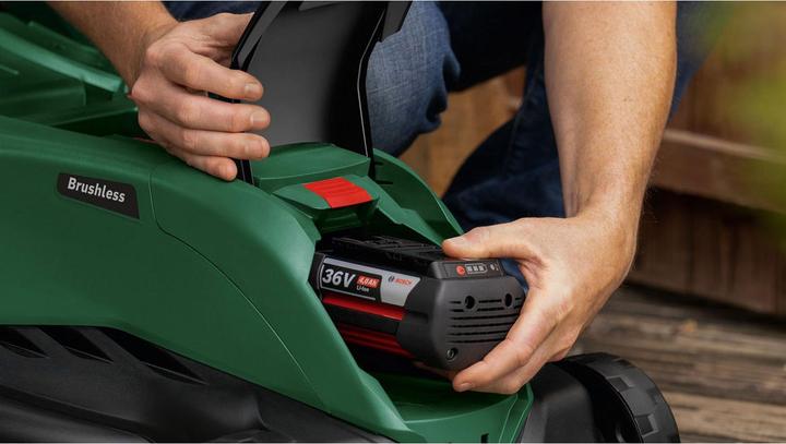 Immagine prodotto Bosch Home & Garden Akku-Rasenmäher AdvancedRotak 36V-40-650, 2 x Akku 36V 4,0Ah (Batteria ricaricabile)