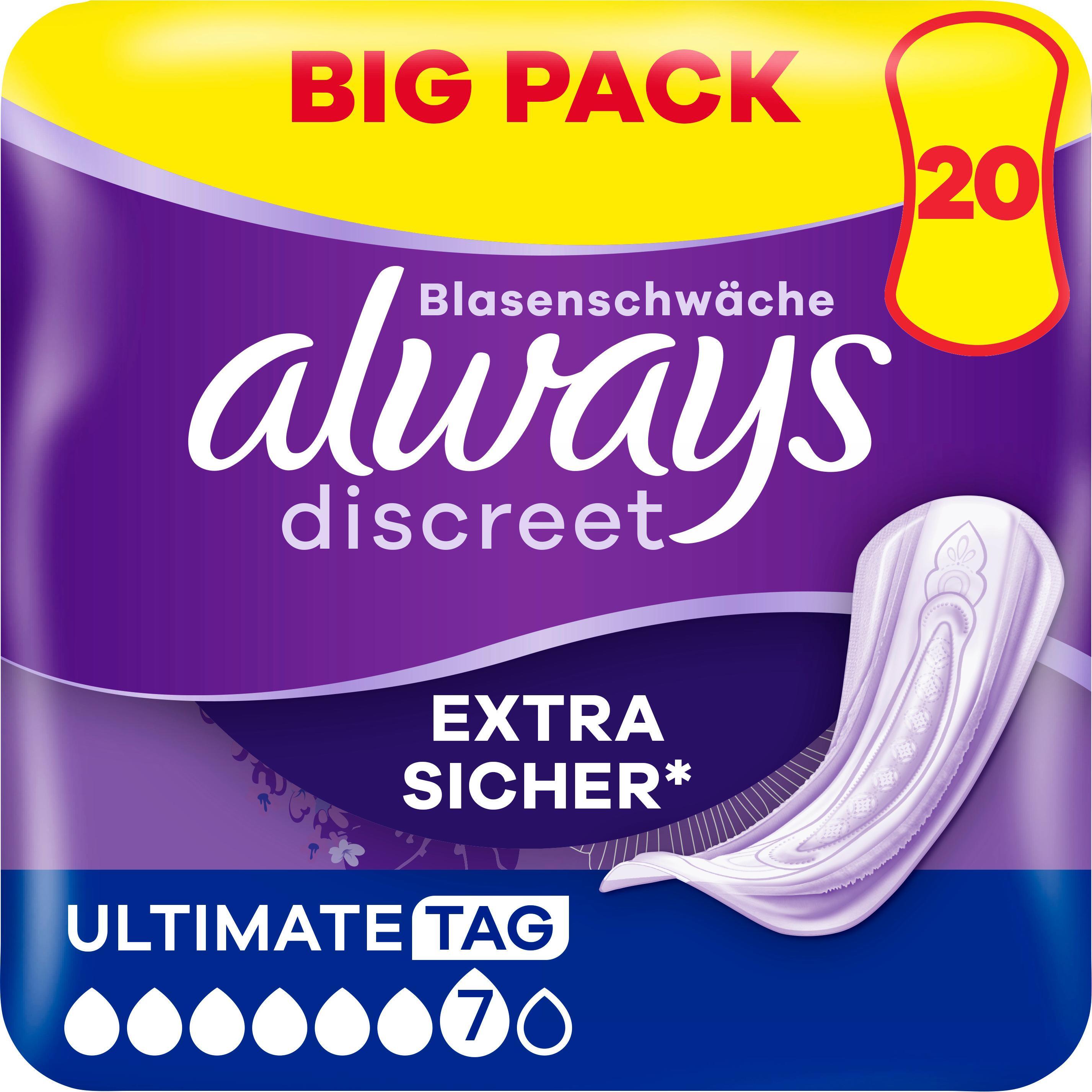 Always, Inkontinenzhygiene, Discreet (20 x)