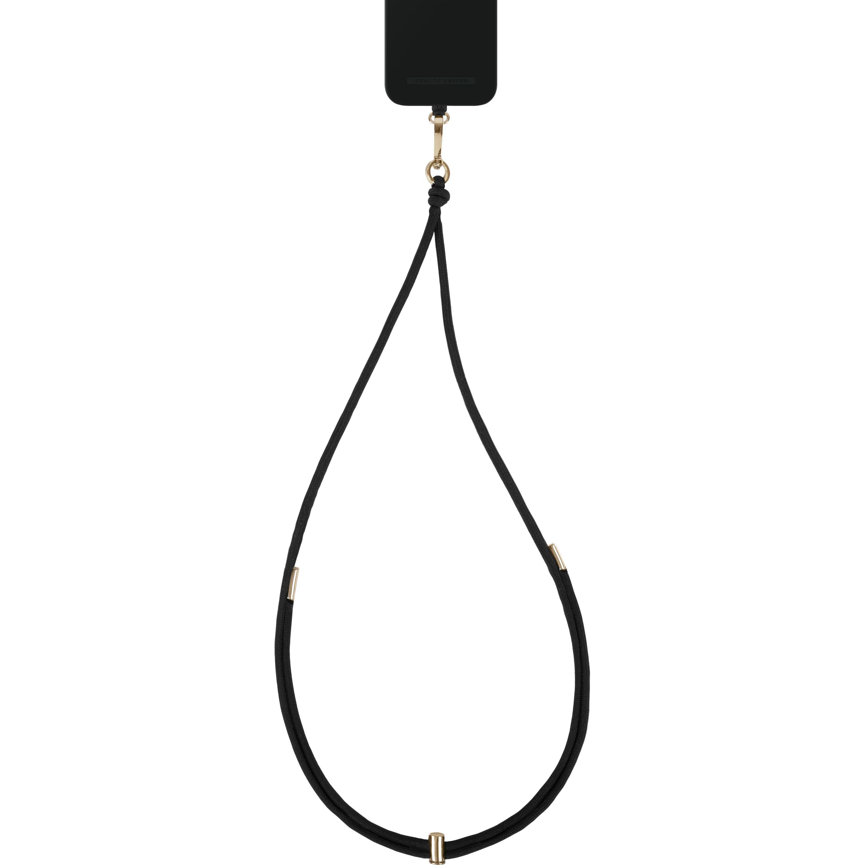 iDeal Of Sweden Cord Phone Strap, Weiteres Smartphone Zubehör, Schwarz