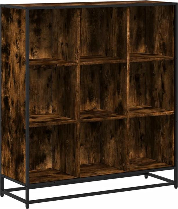 Produktbild vidaXL Bücherregal Regal Standregal Büroregal Aufbewahrungsregal Räuchereiche