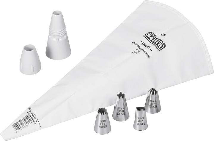 Kaiser Profi Spritzbeutel-Set 7-teilig La Forme Plus (Spritzbeutel Set, 500 ml)