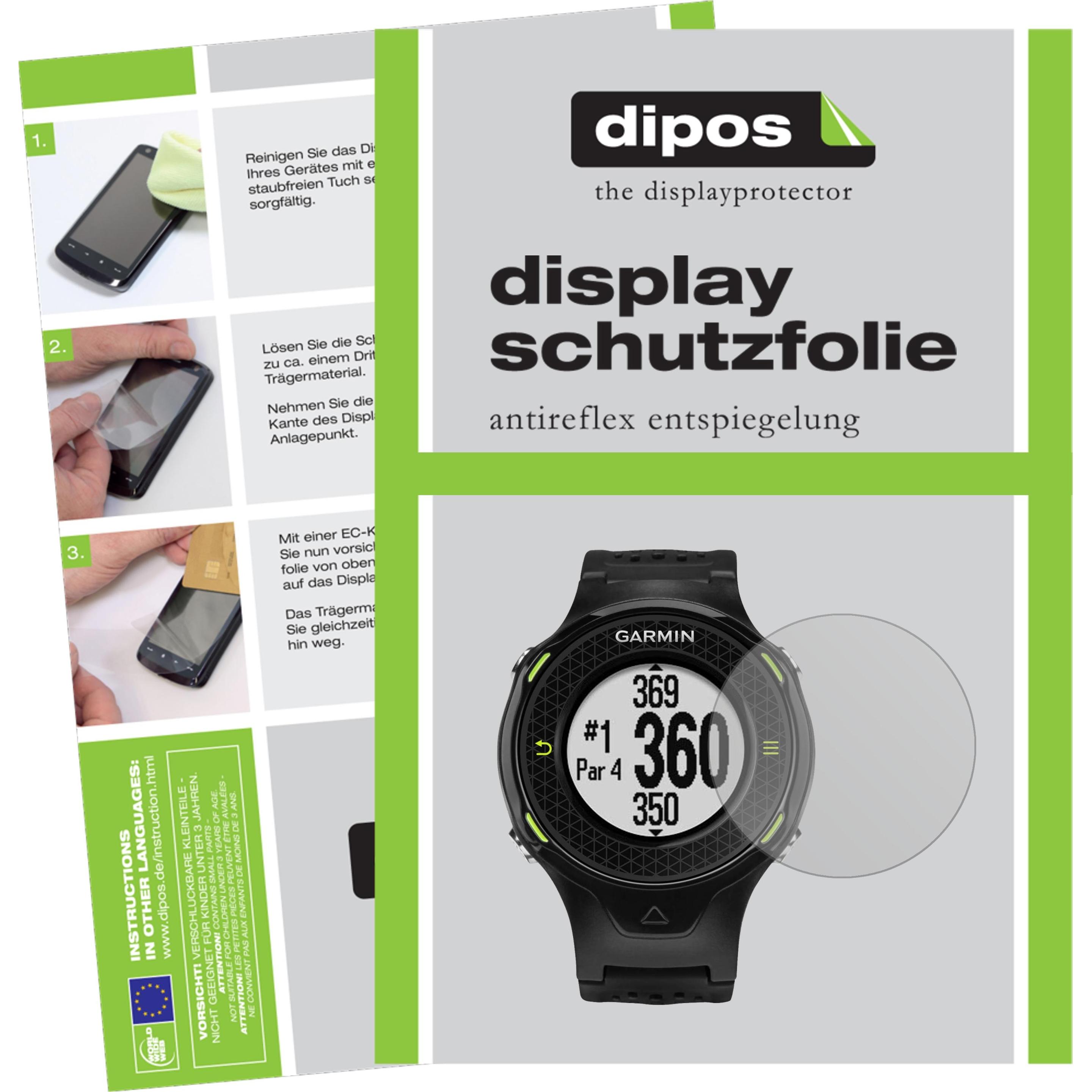 Dipos Displayschutzfolie Antireflex, Smartwatch Schutzfolie, Transparent