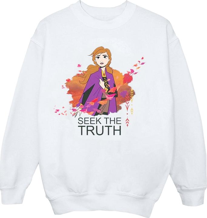 Actual product image Disney Boys Frozen 2 Anna Seek The Truth Wind Sweatshirt (104)