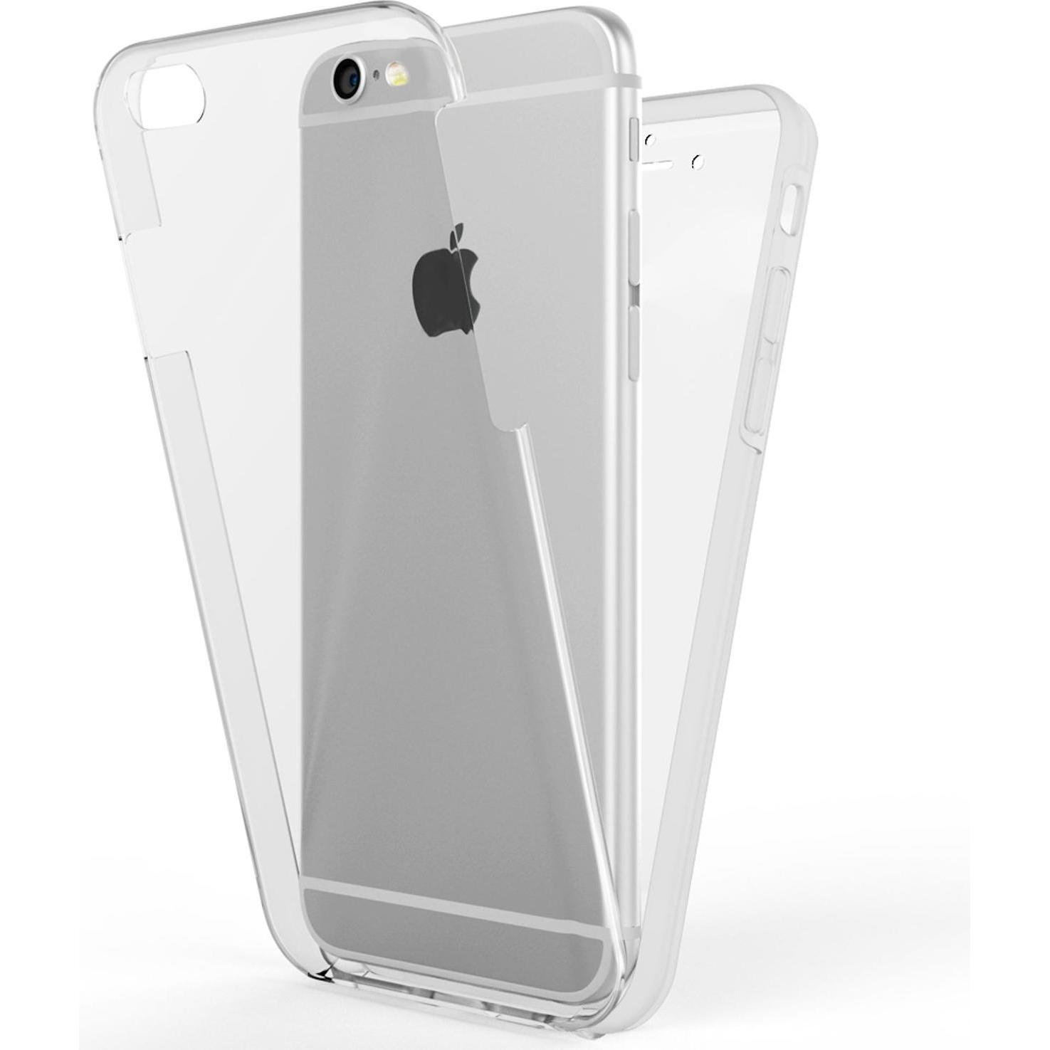 Nalia 360 Grad Handyhülle (Apple iPhone 6), Smartphone Hülle, Transparent