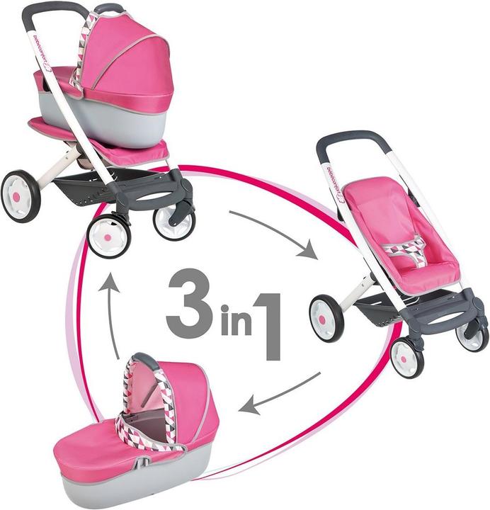 Image du produit Smoby Bébé Confort poussette combi avec poussette de poupée