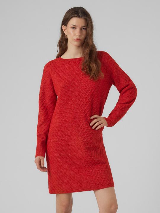 Produktbild Vero Moda VMANJASTINNA LS BOATNECK DRESS GA EXC Strickkleid (S)