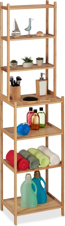 Produktbild Relaxdays Badregal (44 x 33 x 180 cm)