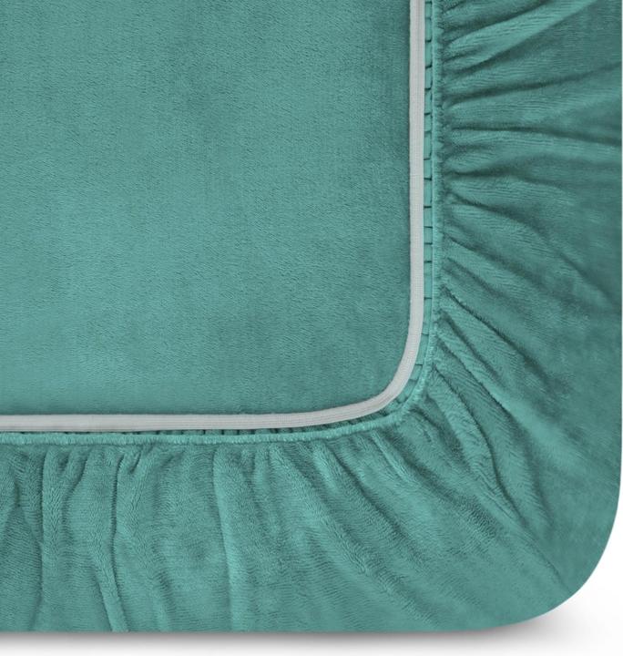 Actual product image Aspero Flannel fitted sheet PERPIGNAN - 2180 (90 x 200 cm)
