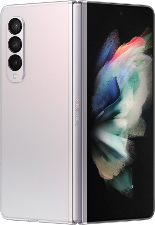 Actual product image Samsung Galaxy Z Fold3 5G EU (256 GB, Phantom silver, 7.60", SIM + eSIM, 12 Mpx, 5G)