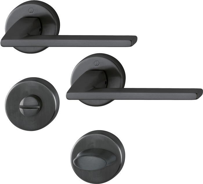 Hoppe Guarnizione di maniglie per porta Bergamo Resista+AMIArg- (Maniglia della porta)