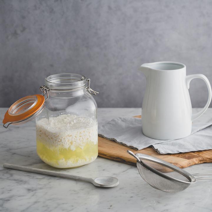 Productafbeelding Kilner Vierkante pot met zwenkstop, 1,5 liter (1.50 l)