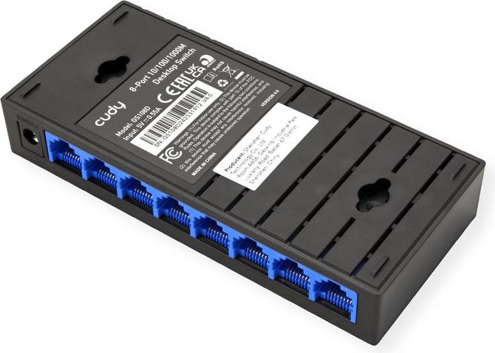 Productafbeelding Cudy GS108D netwerkswitch Gigabit Ethernet (10/100/1000) Zwart (8 Havens)