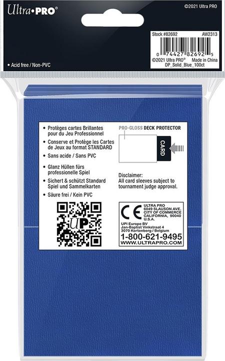 Produktbild Ultra Pro Blue Deck Protector Standard