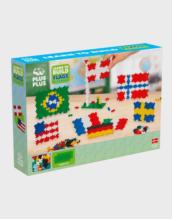 Actual product image Plus-Plus Learn To Build Flags of the World - (3932)