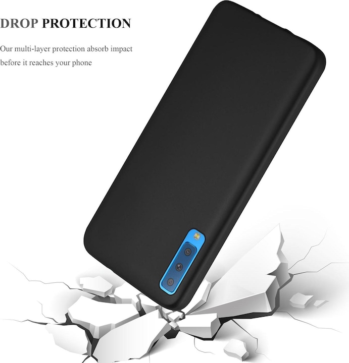 Produktbild Cadorabo TPU Matt Metallic Cover (Samsung Galaxy A7 (2018))