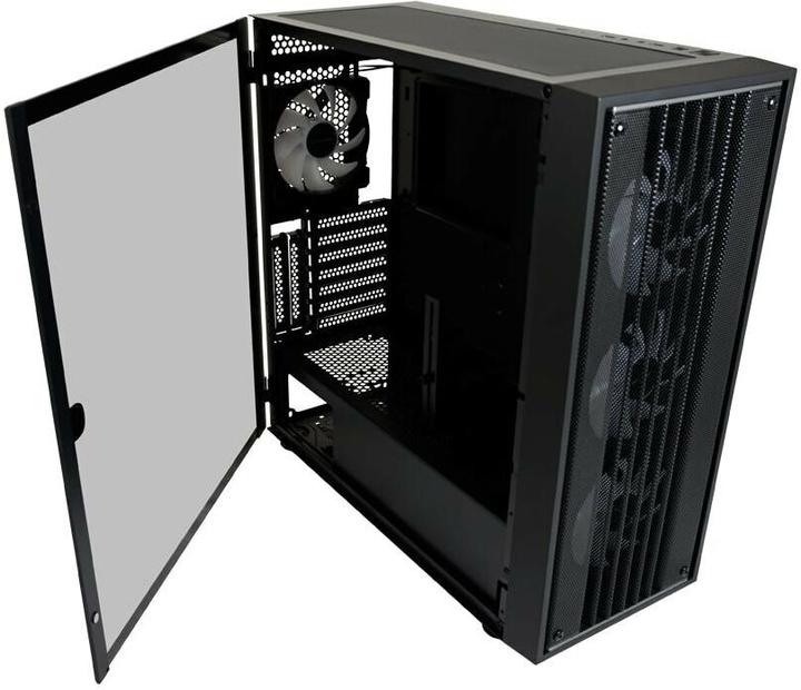 Immagine prodotto LC-Power Case Micro-ATX 810B nero USB3.2/Audio, senza alimentatore (mATX, ATX, E-ATX, Mini-ITX)